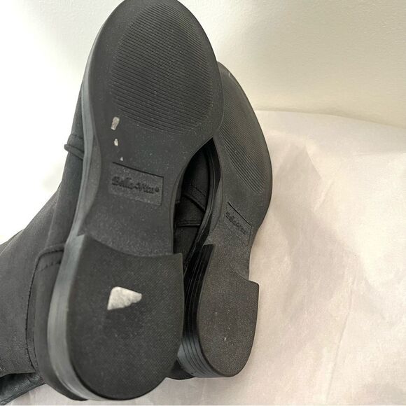 Bella Vita Rebecca Knee High Black Boots With Stretch Size 7 NWOB - Picture 9 of 11